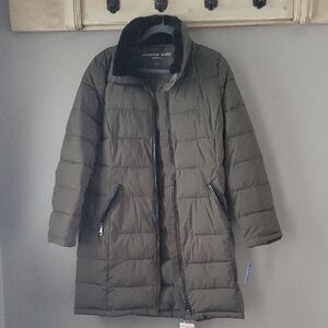 Andrew Marc Olive Green Puffer Jacket NWT
